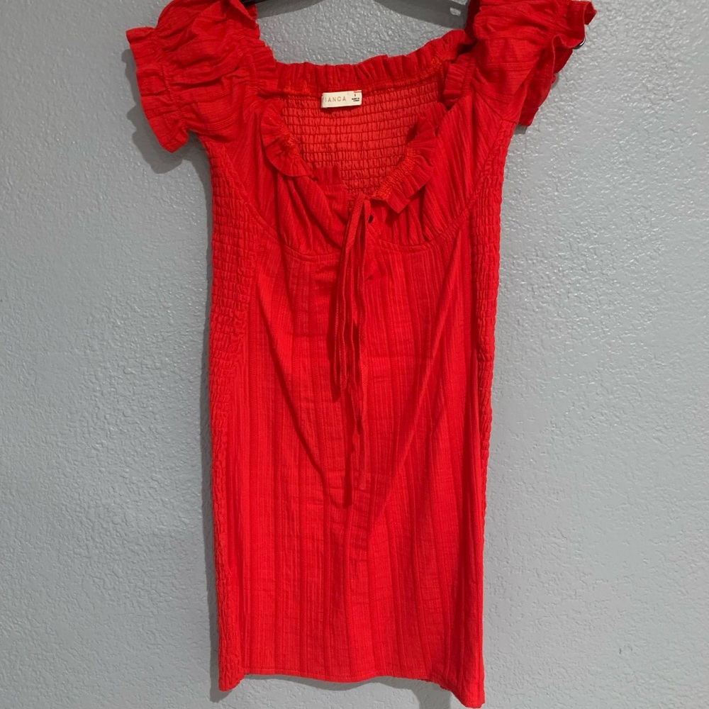 Red dress